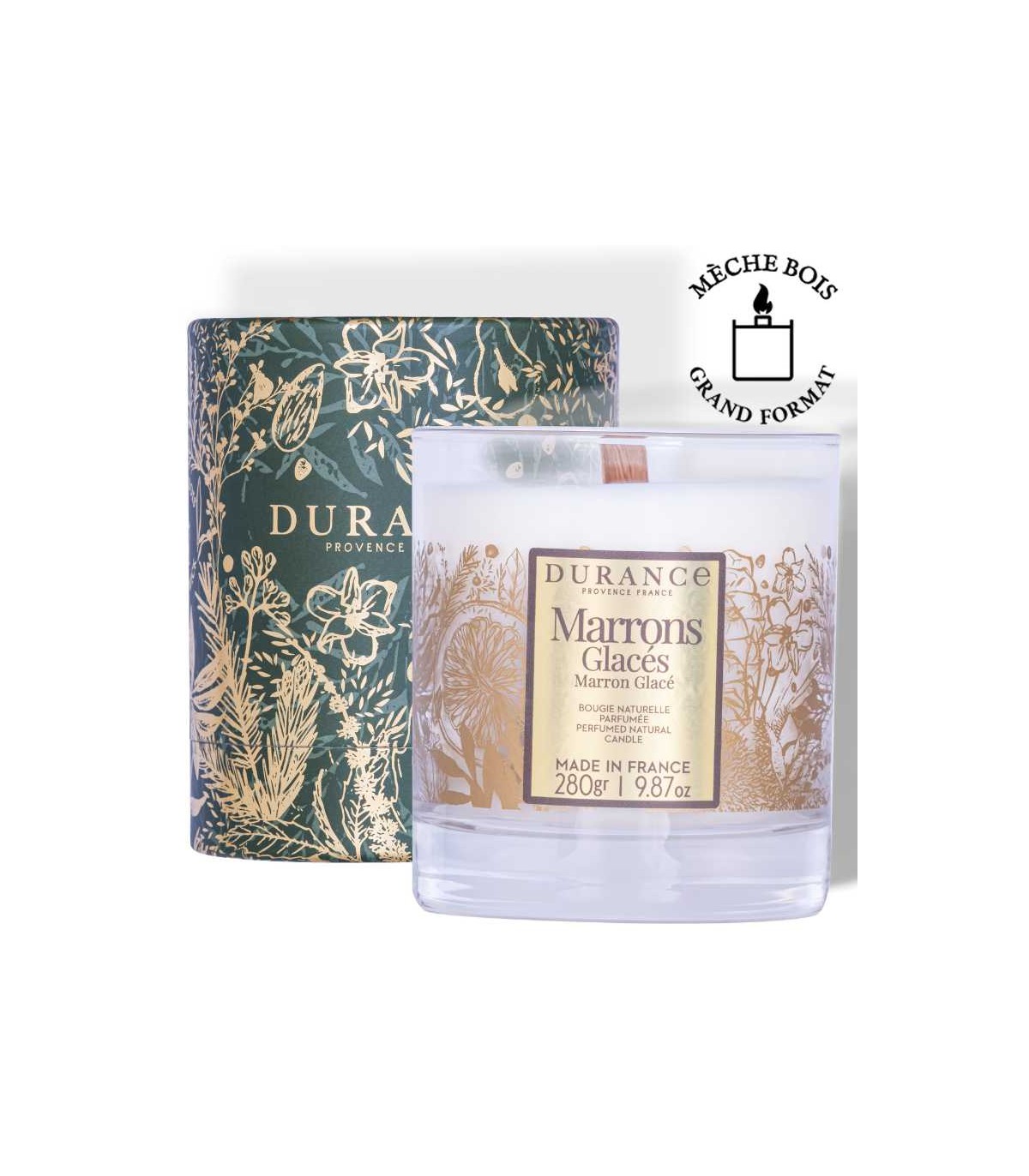 Parfumovaná prírodná sviečka 280 gr 9.88 oz Iced Chestnut