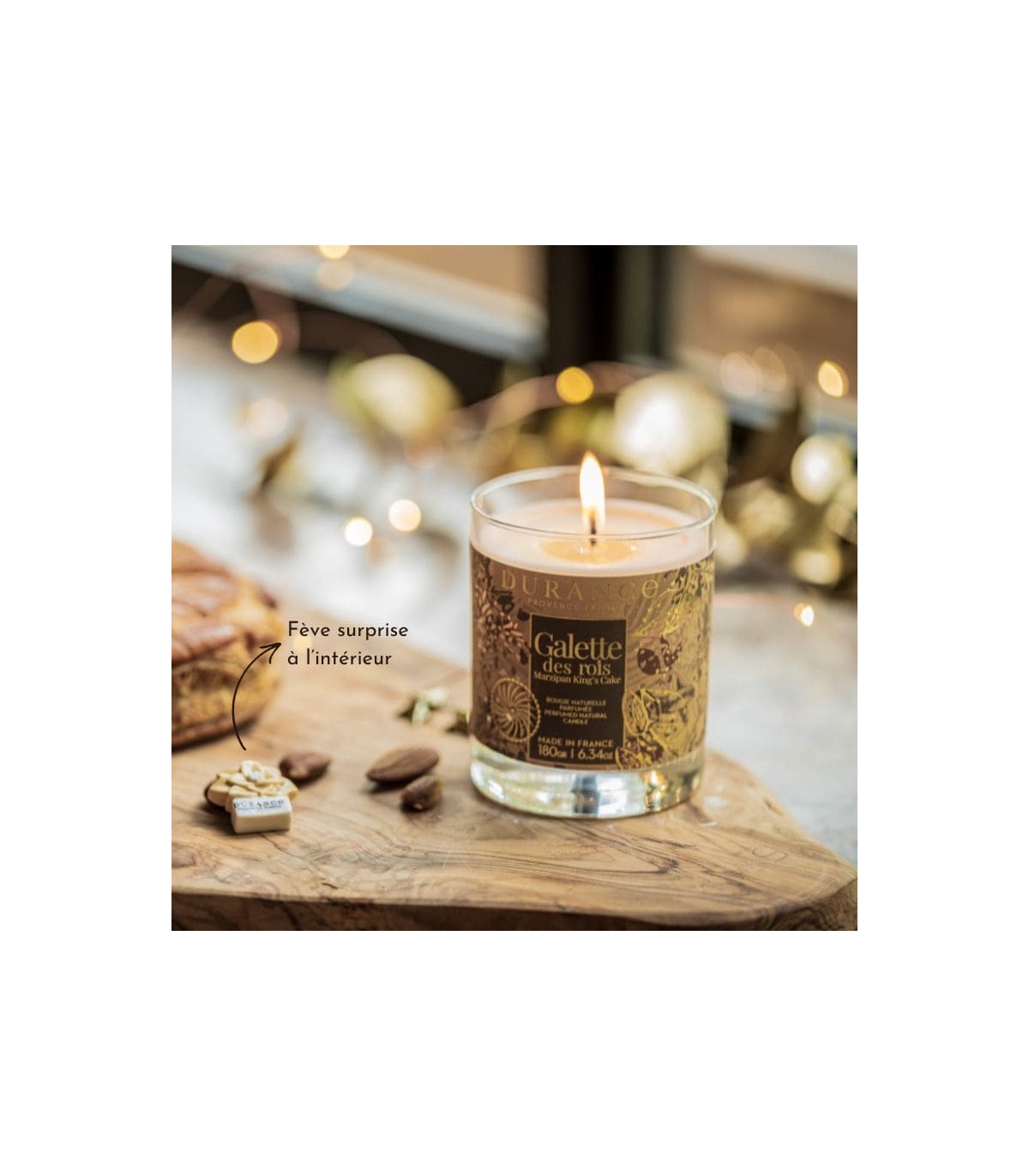 Parfumovaná ručne vyrábaná sviečka 180 gr 6.34 oz King’s Cake