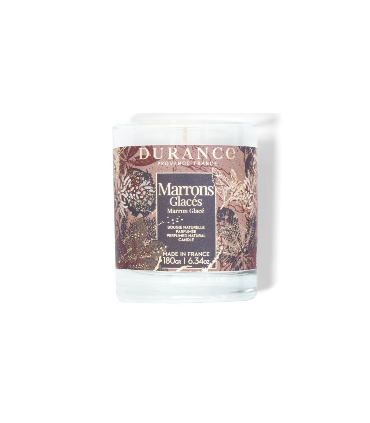 Parfumovaná ručne vyrábaná sviečka 180 gr 6.34 oz Iced Chestnut