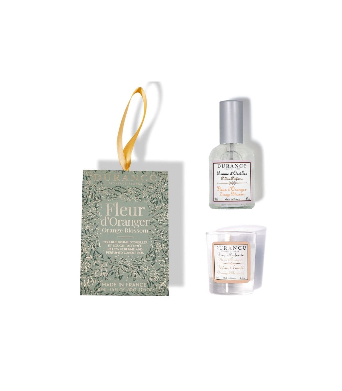 Vonné duo (Guanciale Profuma 50mL & Candela 30gr) Fiore d'Arancio