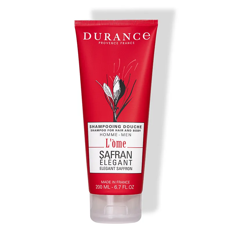 Elegantný šafranový sprchový šampón