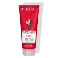 Elegantný šafranový sprchový šampón