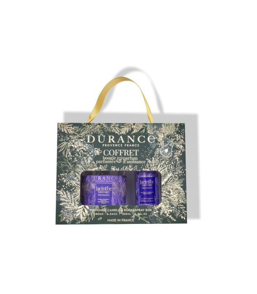 Parfumovaná sviečka 180 gr 6.34 oz & Interiérový sprej 100 mL 3.3 fl.oz Wild Hyacinth